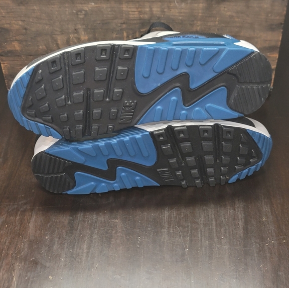 Nike Air Max 90 "Black Teal Blue" (Industrial Blue) Mens 10 New. Ships Today - Picture 11 of 12